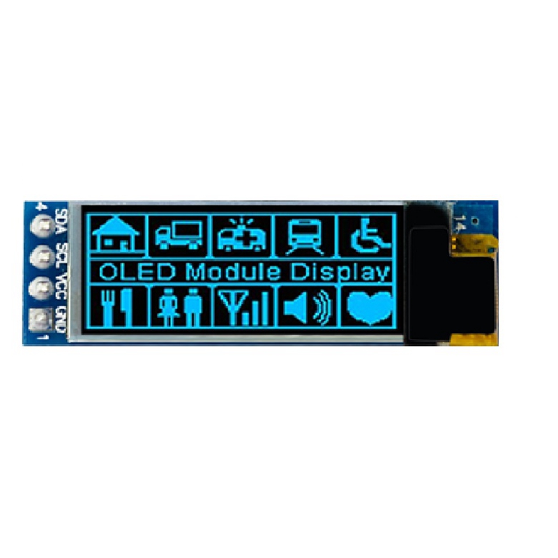 0.91 inch 128x32 OLED Display Module 128*32 SSD1306  I2C Serial Interface 