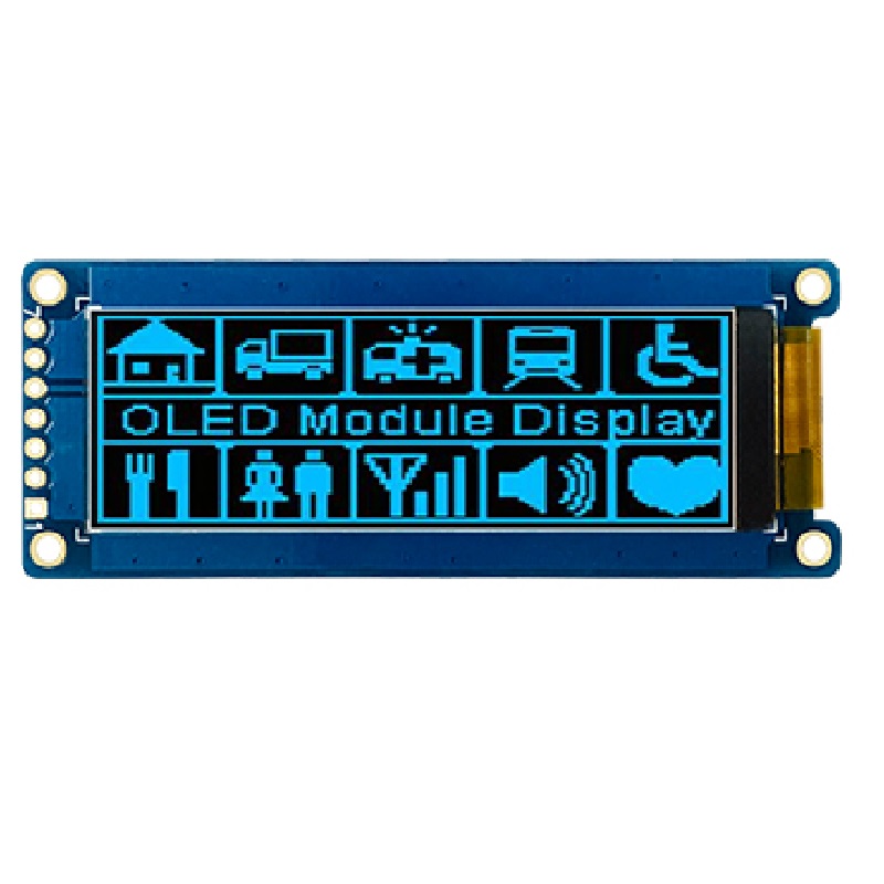 2.08 inch 256*64 OLED  Display Module I2C SPI 7 pin interface SH1122  Driver Chip  