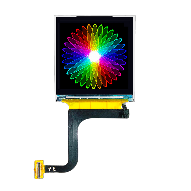 1.54 Inch  Colorful TFT LCD Display customized 240*240 dots tft lcd display with plug 24pin  for industry
