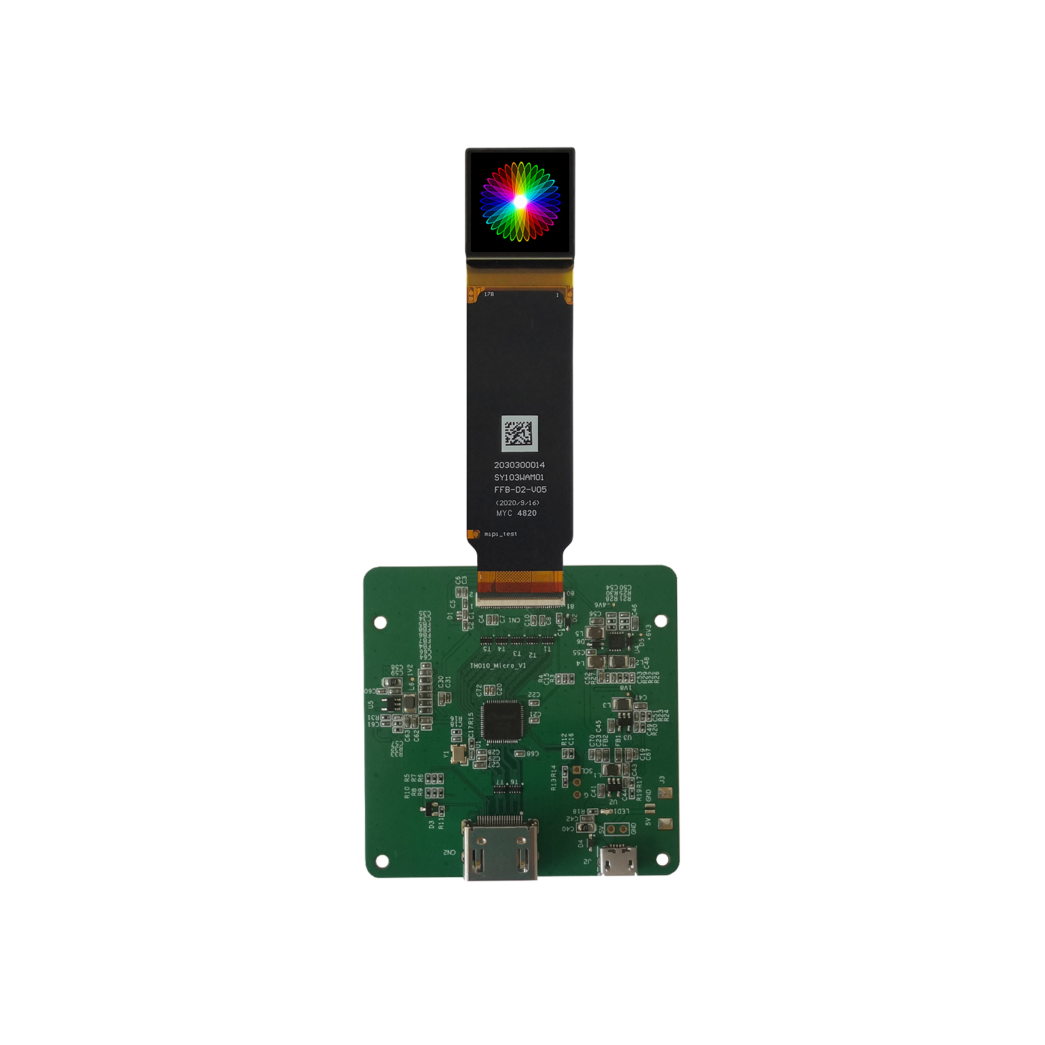 1.03 inch AMOLED Microdisplay,2560(RGB)X2560, HDMI BoardI 