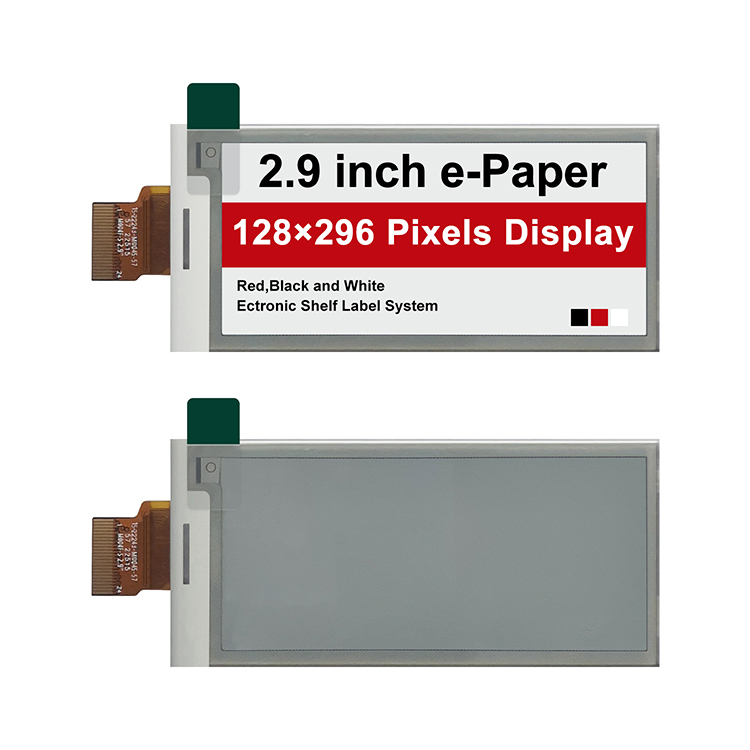 2.9 inch e-Paper Display Module 296x128 SPI interface