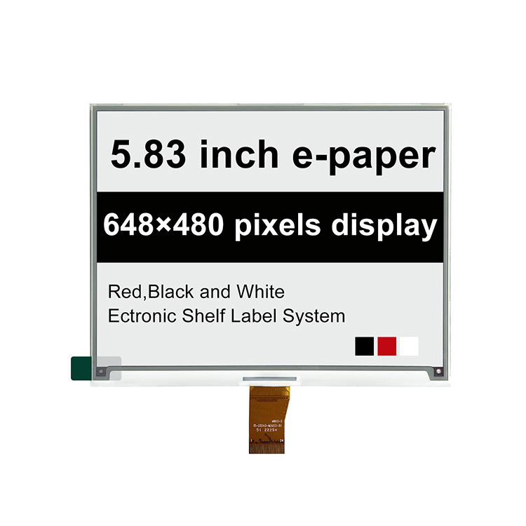 5.83 inch e-paper display module 648x480