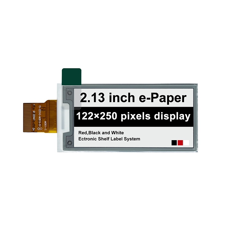 Eink display 2.13 inch 122x250 Epaper Screen white-red-black