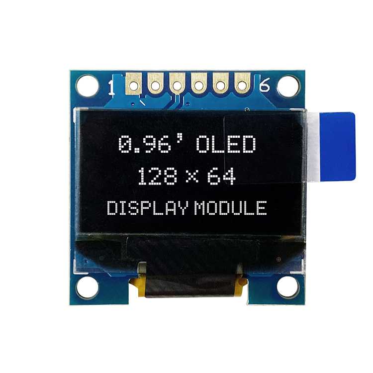 0.96-Inch OLED Display Module with SSD1306 Driver IC 6P
