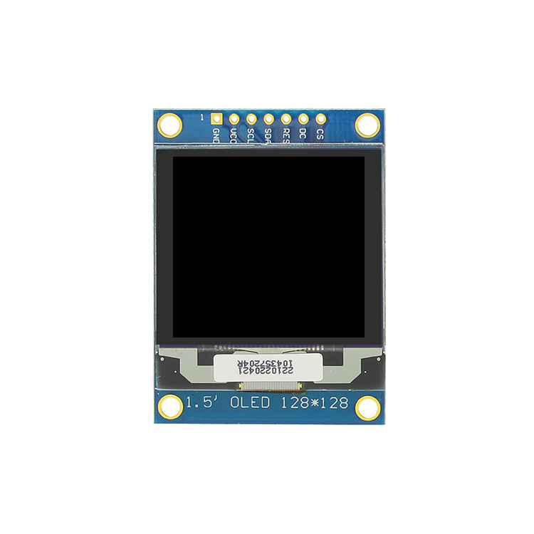 1.5 inch OLED Display Module 128(H)×128(V) dots SSD1327 Driver IC with 4-SPI or IIC Interface