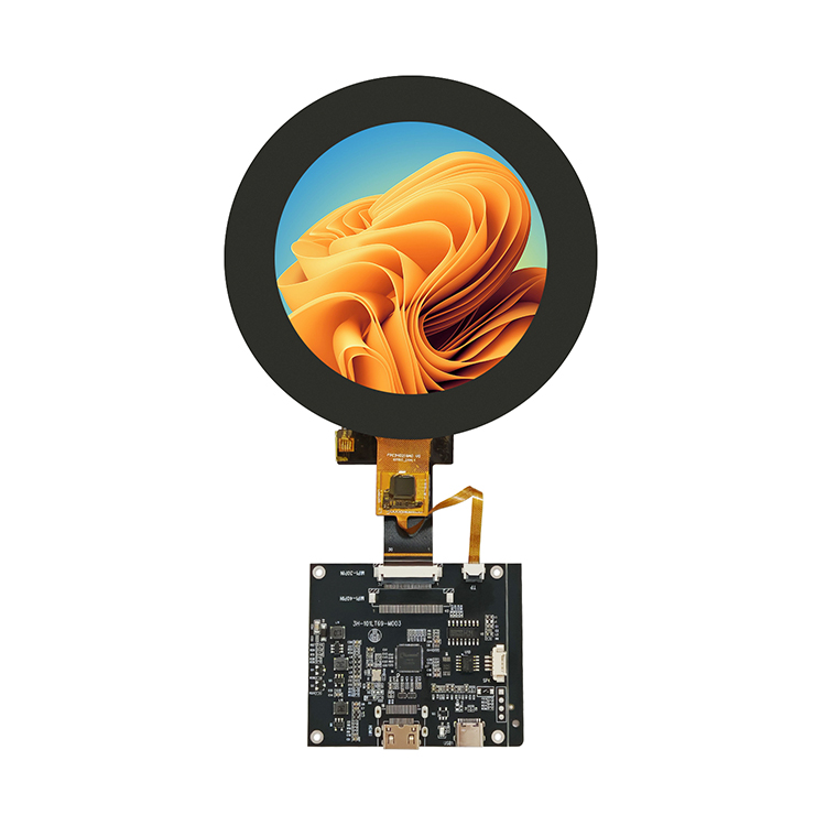 Round Display 3.4 inch circular tft lcd PCAT display 800x800 with touch panel MIPI Interface