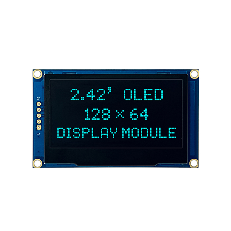 SPI OLED module 2.42 inch OLED screen 128×64 dots SSD1309 5P