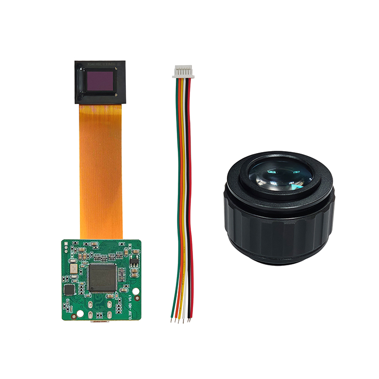 0.39 Inch 1024x768 High-Luminance Micro OLED Display with HDMI & CVBS Board